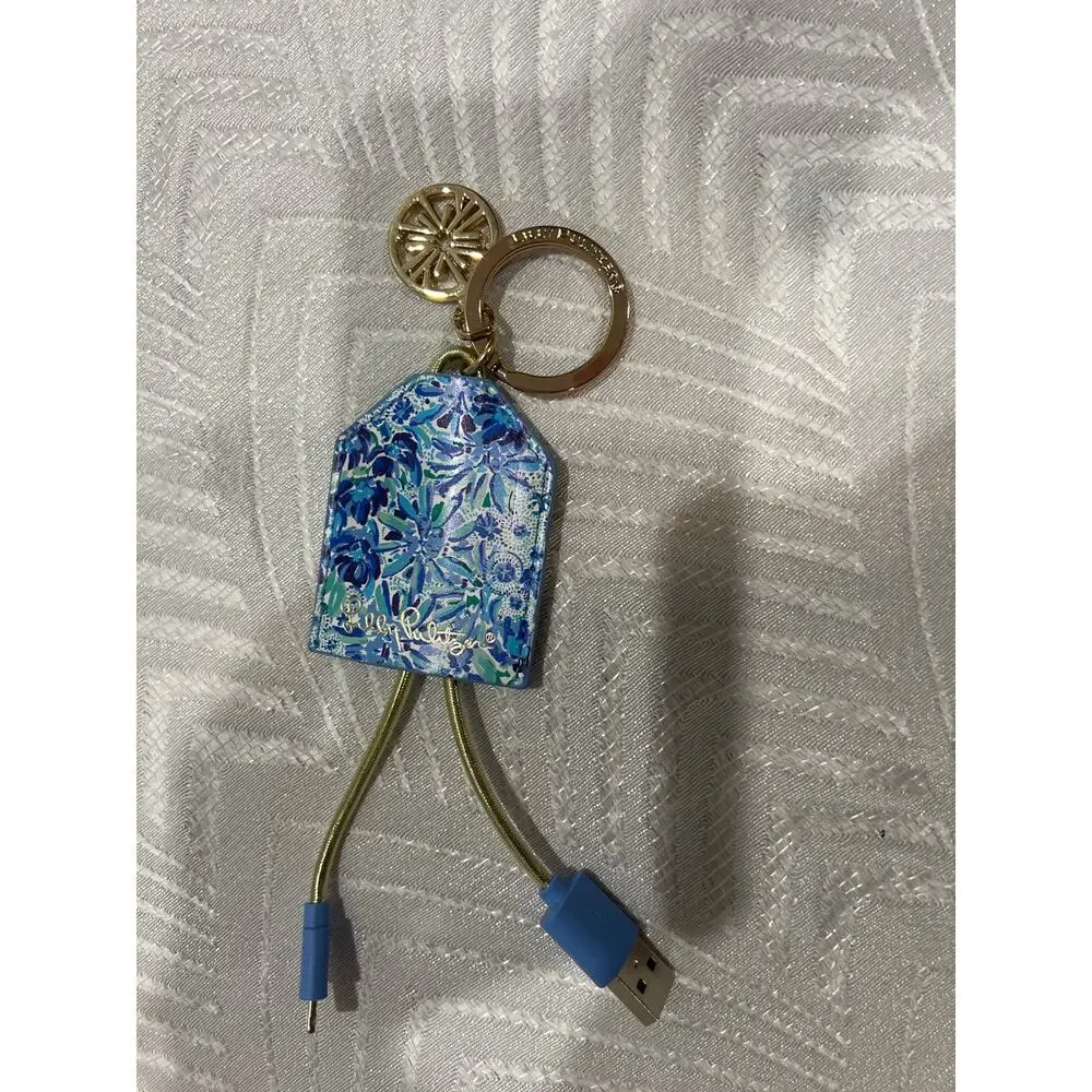 Lilly Pulitzer 3-Piece Set Laptop Sleeve Wallet & Charger Keychain Bundle Sale!!